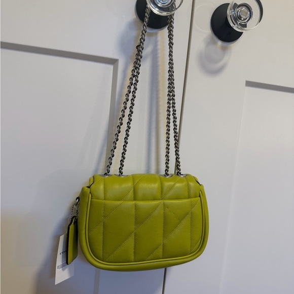 Coach Quilted Pillow Madison 18: Key Lime - Picture 2 of 5